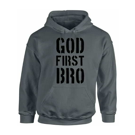 Awkward Styles God First Bro Unisex Hoodie Christian Hoodie for Him Jesus Clothes Jesus Hoodie for Women Jesus Sweater for Men Christian Gifts God First Bro Unisex Outfit for Men and Women
