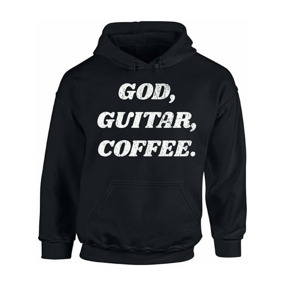 Awkward Styles God Guitar Coffee Unisex Hoodie Christian Hoodie for Him Guitar Collection Jesus Hoodie for Women Religious Sweater for Men Christian Gifts God Guitar Coffee Unisex Outfit Christianity