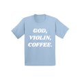 thumbnail image 1 of Awkward Styles God Violin Coffee Toddler Shirt Jesus Shirt for Kids T Shirt for Boys Christian Shirts for Girls Religious T-Shirt Christian Gifts Christ Clothes God Violin Coffee T-Shirt for Toddlers, 1 of 4