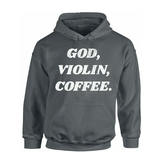Awkward Styles God Violin Coffee Unisex Hoodie Christian Hoodie for Him Violin Collection Jesus Hoodie for Women Religious Sweater for Men Christian Gifts God Violin Coffee Unisex Outfit Christianity