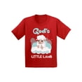 thumbnail image 1 of Awkward Styles God's Little Lamb Toddler Shirt Kids Christian Tshirts Birthday Gifts Religious Shirts for Boys Religious Shirts for Girls Gifts for God Lover Cute God Tshirt for Kids, 1 of 4