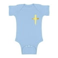 thumbnail image 1 of Awkward Styles Golden Cross Baby Bodysuit Jesus Short Sleeve Tops for Newborn Baby Christian Cross Clothes for Baby Boys Christian Bodysuits for Baby Girls Jesus Clothing for Baby Kids Cross One Piece, 1 of 4
