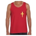 thumbnail image 1 of Awkward Styles Golden Cross Tank Top Shirts for Men Christian Mens Tanks Christian Cross Clothes for Men Jesus Lord Christian Birthday Gifts Jesus Cross Shirts Jesus Clothing Cross Mens Shirt, 1 of 4