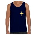 thumbnail image 1 of Awkward Styles Golden Cross Tank Top Shirts for Men Christian Mens Tanks Christian Cross Clothes for Men Jesus Lord Christian Birthday Gifts Jesus Cross Shirts Jesus Clothing Cross Mens Shirt, 1 of 4