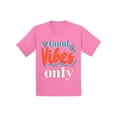 thumbnail image 1 of Awkward Styles Good Vibes Only T-Shirt Positive Kids T Shirts, 1 of 4