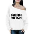 thumbnail image 1 of Awkward Styles Good Witch Off Shoulder Sweatshirt for Women Halloween Oversized Sweater Dia de los Muertos Baggy Sweatshirt Day of the Dead Dolman Top Long Sleeve Day of the Dead Gifts for Women, 1 of 4