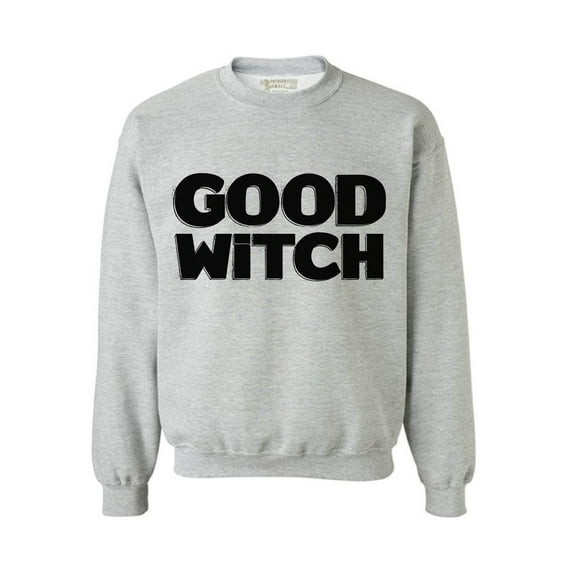 Awkward Styles Good Witch Sweatshirt Funny Halloween Sweater Halloween Witch Outfit Dia de los Muertos Sweater for Men and Women Day of the Dead Gifts Halloween Party Sweatshirt Witch Sweater