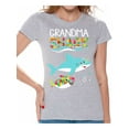 thumbnail image 1 of Awkward Styles Grandma Shark Shirt for Women Autism Puzzle Tee Matching Family Outfit Autism Awareness T-Shirt for Her Shark Family Shirts, 1 of 4