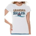 thumbnail image 1 of Awkward Styles Grandma Shark Tshirt Shark Family Shirt for Women Family Vacation Shirts Shark Gifts for Her Matching Shark Tshirts for Family Shark Themed Party Outfit Shark Gifts for Grandmom, 1 of 4