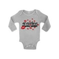 thumbnail image 1 of Awkward Styles Grandma Was Here Bodysuit Long Sleeve Granny Romper for Kids Grandma Romper for Boys One Piece for Girls Romper for Children Grandma Gifts for Little One Grandma Was Here Clothing, 1 of 4