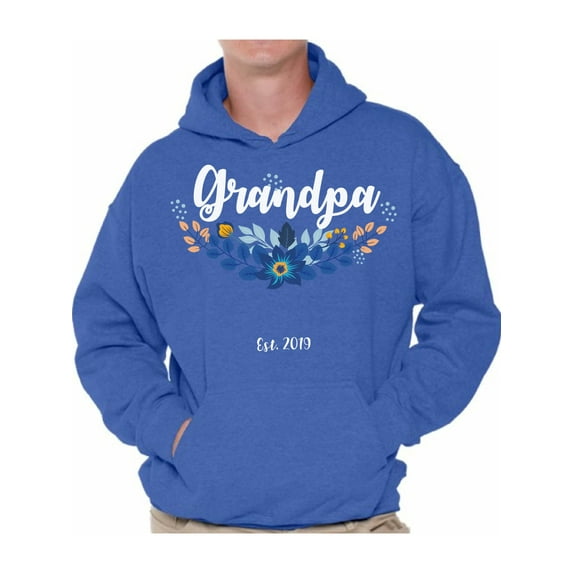 Awkward Styles Grandpa 2019 Hoodie for Men Grandpa Men's Sweaters Cute Grandpa Clothes for Dad Pregnancy Sweatshirt Pregnancy Reveal Hoodie for Men Grandpa Gifts Baby Announcement Hooded Sweater