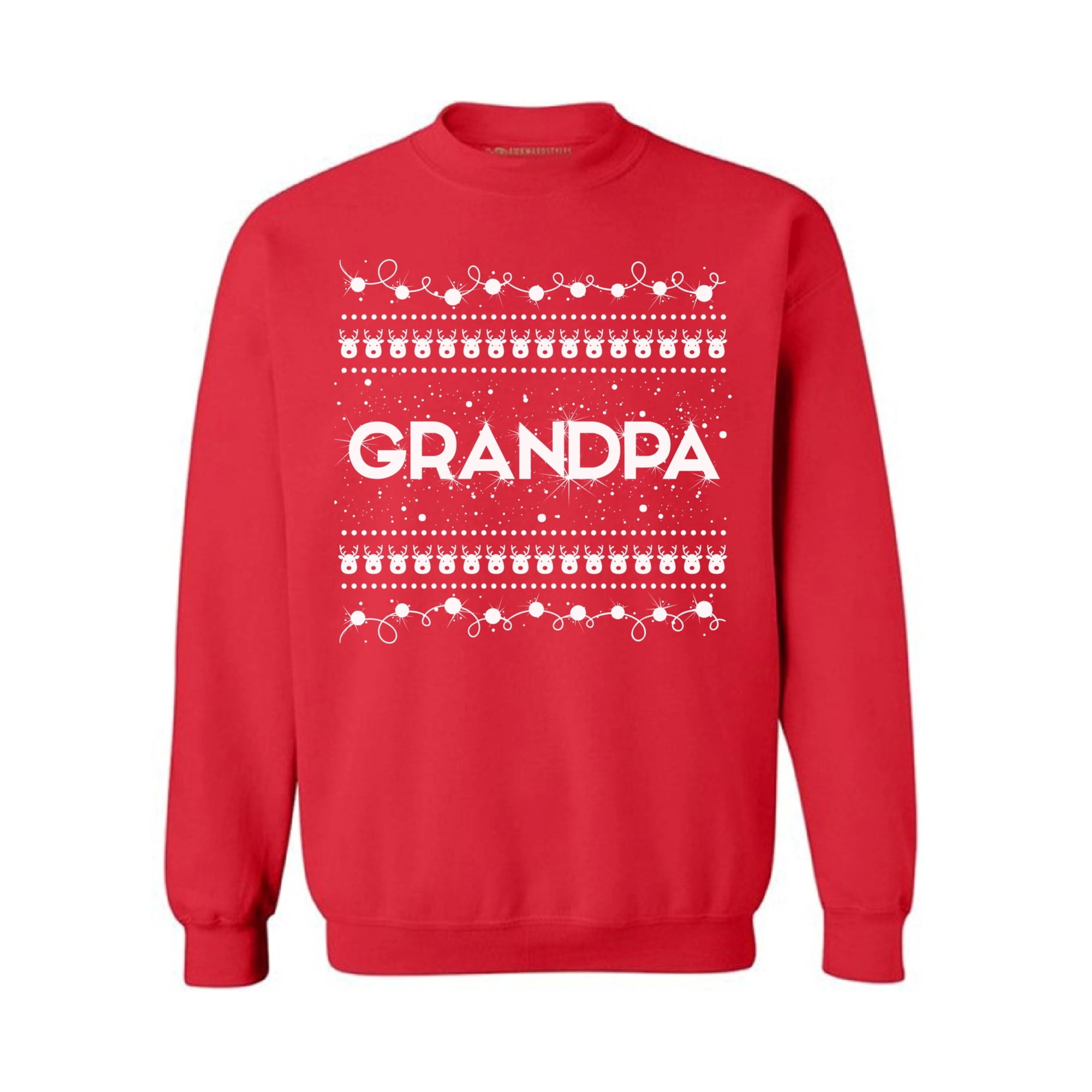 Awkward Styles Grandpa Christmas Sweatshirt Christmas Grandpa Sweater  Holiday Sweatshirt Best Grandpa Sweater Grandpa Ugly Christmas Sweater  Christmas Gift for Best Grandpa Christmas Sweater for Party - Walmart.com