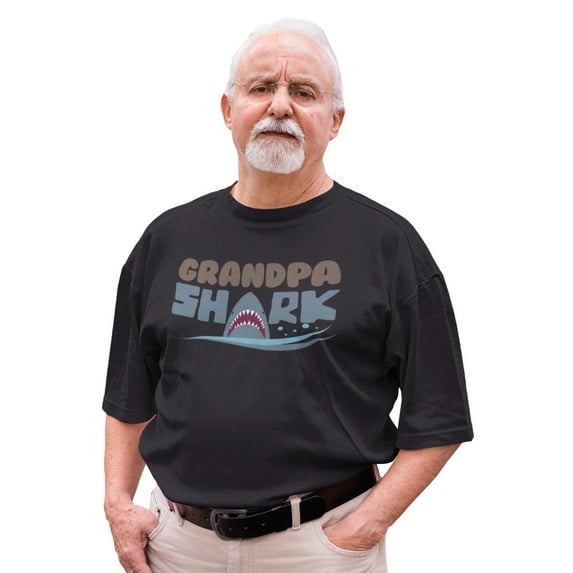 Awkward Styles Grandpa Shark Tshirt Shark Family Shirt for Men Shark Gifts for Him Matching Shark Tshirts for Family Shark Themed Party Outfit Shark Gifts for Granddad Family Vacation Shirts