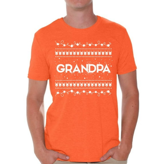 Awkward Styles Grandpa Shirt Christmas Tshirts for Men Christmas Grandpa Shirt Men's Holiday Top Best Grandpa T Shirt Funny Tacky Party Holiday Grandpa Christmas Tshirt Christmas Gift for Grandpa
