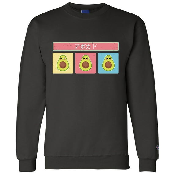 Awkward Styles Graphic Sweatshirt for Men Women - Avocado Kawaii Funny Sweater - Printed on Champion Sweatshirt