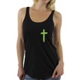 thumbnail image 1 of Awkward Styles Green Cross Racerback Tank Tops for Women Christian Clothes for Ladies Jesus Womens Racerback Tank Top Jesus Clothing Christian Cross Tanks T Shirt for Her Cross Ladies Shirt, 1 of 4