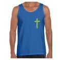 thumbnail image 1 of Awkward Styles Green Cross Tank Top Shirts for Men Christian Mens Tanks Christian Cross Clothes for Men Jesus Lord Christian Birthday Gifts Jesus Cross Shirts Jesus Clothing Cross Mens Shirt, 1 of 4