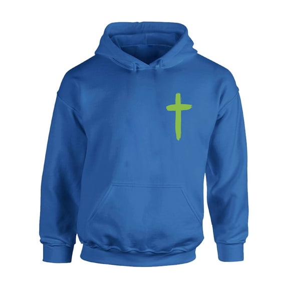 Awkward Styles Green Cross Unisex Hoodie Christian Hoodie for Him Jesus Collection Jesus Cross Hoodie for Women Jesus Sweater for Men Christian Cross Gifts Cross Unisex Outfit for Men and Women