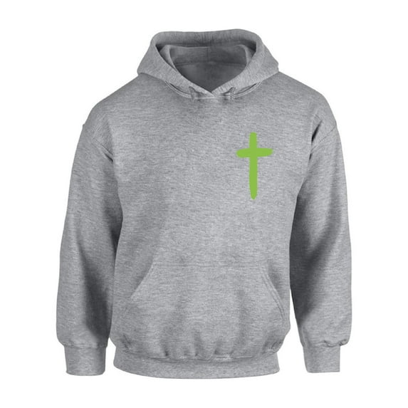 Awkward Styles Green Cross Unisex Hoodie Christian Hoodie for Him Jesus Collection Jesus Cross Hoodie for Women Jesus Sweater for Men Christian Cross Gifts Cross Unisex Outfit for Men and Women