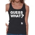 thumbnail image 1 of Awkward Styles Guess What Tank Top for Women Baby Announcement Tanks for Women I'm Pregnant Shirts for Women Pregnancy Clothing Tank Top for Ladies Pregnancy T-Shirt for Her Pregnancy Reveal Shirt, 1 of 4