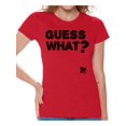 thumbnail image 1 of Awkward Styles Guess What Tshirt for Girlfriend I'm Pregnant Shirts Clothes for Ladies Womens Pregnancy Announcement T-Shirt for Ladies Pregnancy T-Shirt for Her Pregnancy Reveal Shirts for Women, 1 of 4