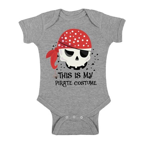 Awkward Styles Halloween Baby Bodysuit Pirate Romper