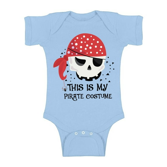 Awkward Styles Halloween Baby Bodysuit Pirate Romper