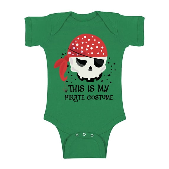 Awkward Styles Halloween Baby Bodysuit Pirate Romper