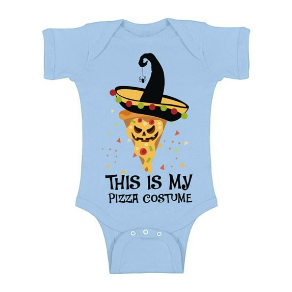 Awkward Styles Halloween Baby Bodysuit Pizza Romper