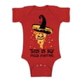 thumbnail image 1 of Awkward Styles Halloween Baby Bodysuit Pizza Romper, 1 of 4