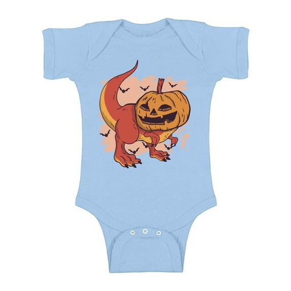 Awkward Styles Halloween Baby Bodysuit Pumpkin Dinosaur Romper