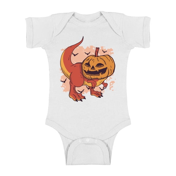 Awkward Styles Halloween Baby Bodysuit Pumpkin Dinosaur Romper