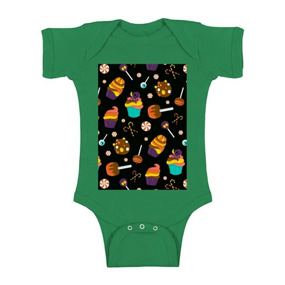 Awkward Styles Halloween Baby Bodysuit Sweet Candies Romper