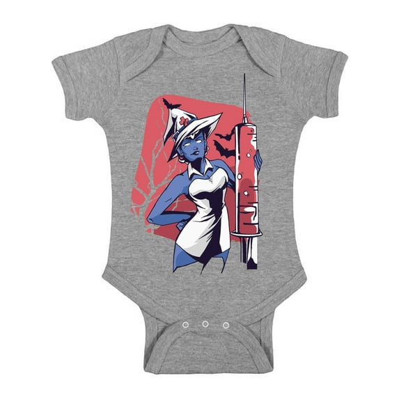 Awkward Styles Halloween Baby Bodysuit Witch Nurse Romper