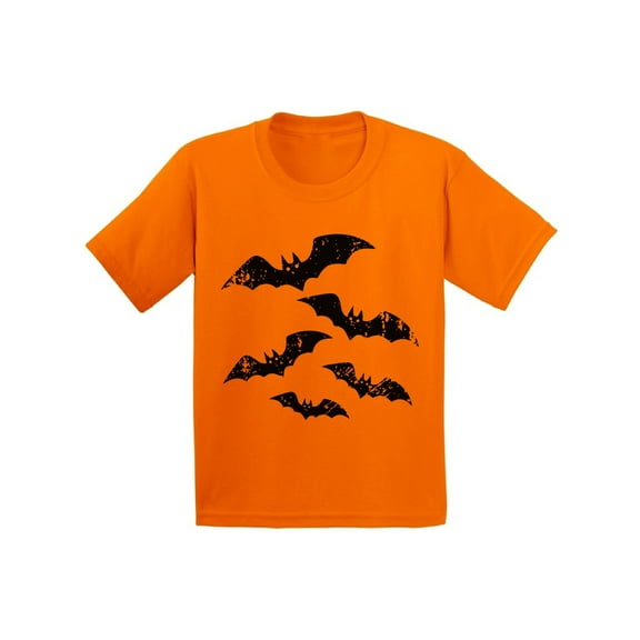 Awkward Styles Halloween Bats Tshirt for Kids Halloween Shirt Scary Bats T Shirt Dia de los Muertos Shirts for Kids Day of the Dead Gifts Halloween Holiday Outfit Funny Trick or Treat Youth Shirt