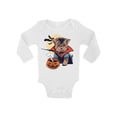 thumbnail image 1 of Awkward Styles Halloween Bodysuit Vampire Morkie Baby Romper, 1 of 4