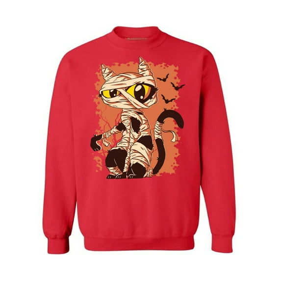 Awkward Styles Halloween Crewneck Top Mummy Cat Sweatshirts