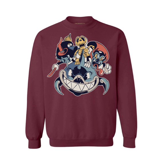 Awkward Styles Halloween Crewneck Top Shark Sweatshirts