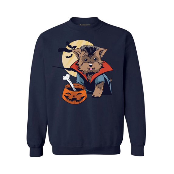 Awkward Styles Halloween Crewneck Top Vampire Morkie Sweatshirts