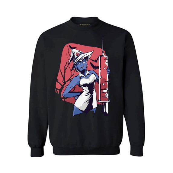 Awkward Styles Halloween Crewneck Top Witch Nurse Sweatshirts