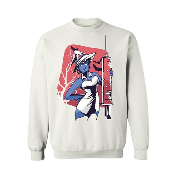 Awkward Styles Halloween Crewneck Top Witch Nurse Sweatshirts