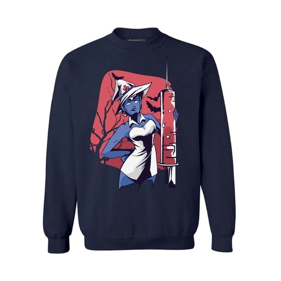 Awkward Styles Halloween Crewneck Top Witch Nurse Sweatshirts