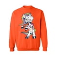 thumbnail image 1 of Awkward Styles Halloween Crewneck Top Zombie Unicorn Sweatshirts, 1 of 5