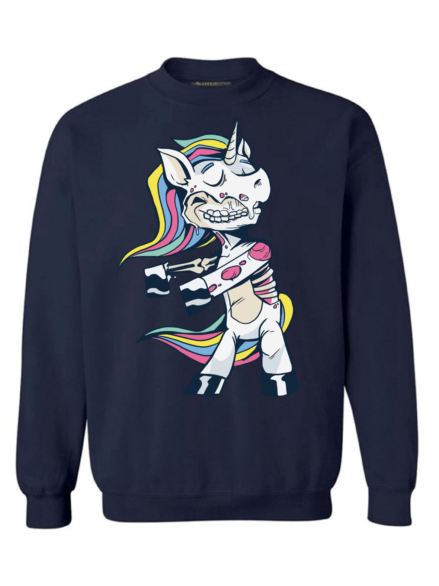 Awkward Styles Halloween Crewneck Top Zombie Unicorn Sweatshirts