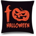 thumbnail image 1 of Awkward Styles Halloween Decorative Pillow Covers Orange Pumpkin Throw Cushion Case, 1 of 2