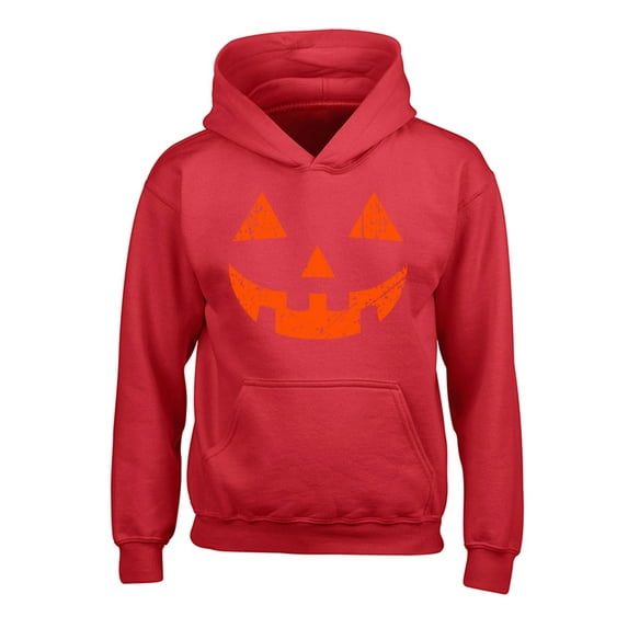 Awkward Styles Halloween Girls Boys Hoodies for Kids Orange Jack O Lantern Hooded Youth Sweatshirt