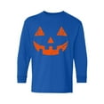 thumbnail image 1 of Awkward Styles Halloween Girls Boys Youth Sweatshirt Orange Jack O Lantern Crewneck Tee for Kids, 1 of 5