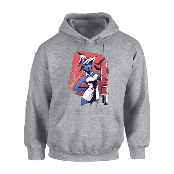 Awkward Styles Halloween Hoodie Witch Nurse Hooded Sweatshirt