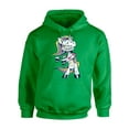 thumbnail image 1 of Awkward Styles Halloween Hoodie Zombie Unicorn Hooded Sweatshirt, 1 of 5