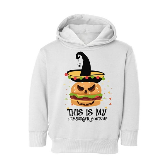 Awkward Styles Halloween Hoodie for Girls Boys Toddler Hamburger Fleece Hooded Sweatshirt
